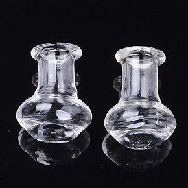 Handmade One Hole Blown Glass Globe Cover, For Bottle Pendant Making