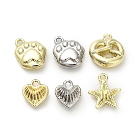 Подвески из сплава , подвески в виде отпечатка лапы/сердца/звезды/кренделя