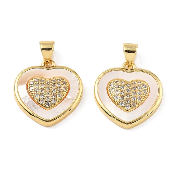 Латунные подвески, сердце, с оболочкой, без свинца и без кадмия, стойки покрытие, долговечный