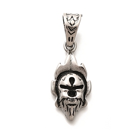 304 подвески из нержавеющей стали, очарование черепа