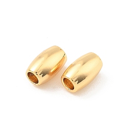 SHEGRACE Brass Beads, Barrel, Cadmium Free & Nickel Free & Lead Free