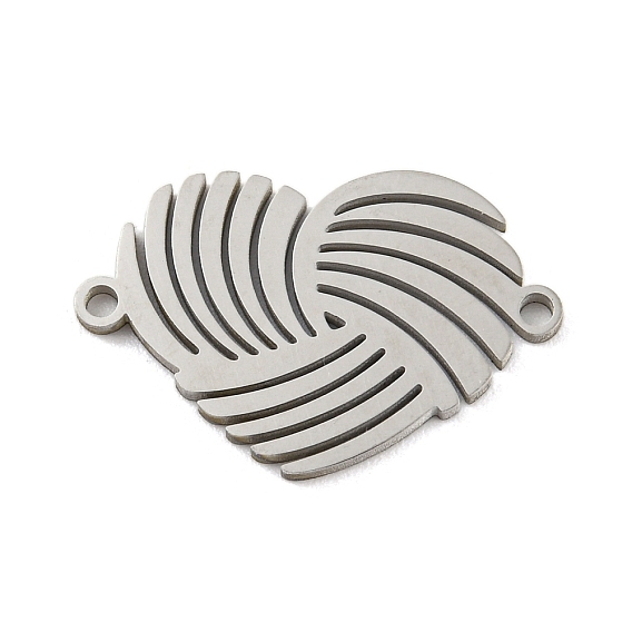 304 Stainless Steel Connector Charms, Heart