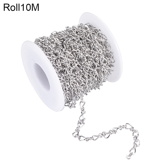 304 из нержавеющей стали Figaro цепи, с катушкой, несварные