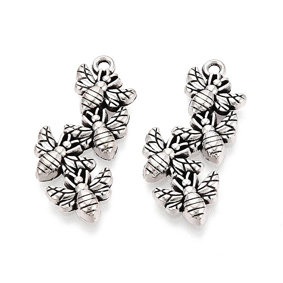 Сплавочные подвески тибетского стиля, пчела прелести, без кадмия и без свинца