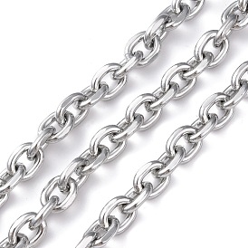Oval Oxidation Aluminum Cable Chains, Unwelded