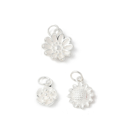 S925 подвеска из стерлингового серебра, цветок