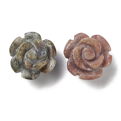 Natural Indian Agate Beads, Rose