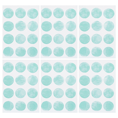 ПВХ водонепроницаемые самоклеящиеся декоративные наклейки, круглые точечные наклейки для украшения дома