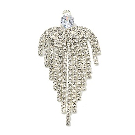 Brass Rhinestone Pendants