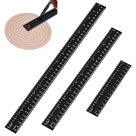 1 Set 3Pcs Acrylic Quilting Template, Cutting Guide, Sewing Tools