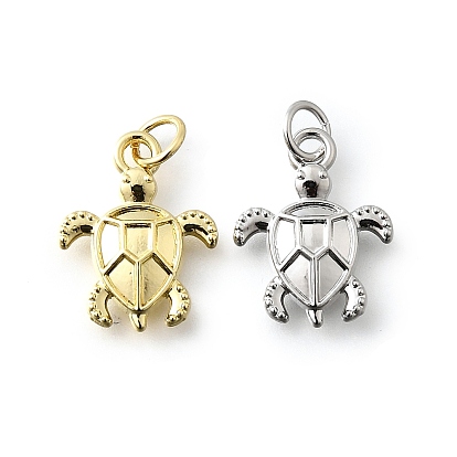 Латунные подвески, без кадмия и без свинца, с целью перехода в кольце, черепаха