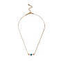 Minimalist Eye Pendant Necklace for Women, Short Chain Collarbone Choker Jewelry