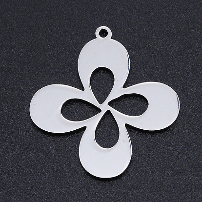 201 Stainless Steel Pendants, Flower