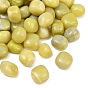 Cuentas de jade natural de limón, piedra caída, pepitas, sin agujero / sin perforar, Gemas para rellenar jarrones/sin perforar, gemas de relleno de jarrones
