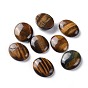 Natural Yellow Tight Eye Cabochons, Oval