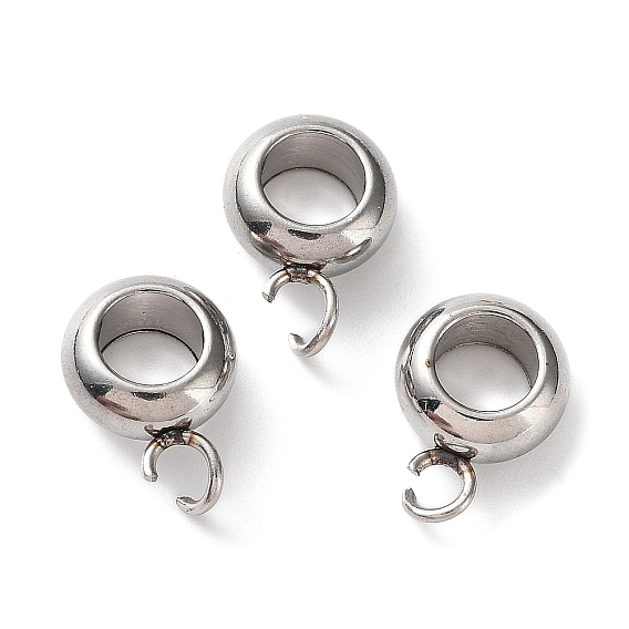 304 дуги из нержавеющей стали, петля под залог, Rondelle поруки бусы