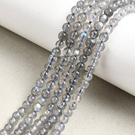 Природные лабрадорита бисер нитей, круглые