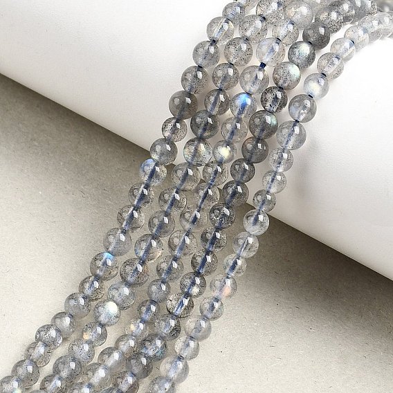 Природные лабрадорита бисер нитей, круглые