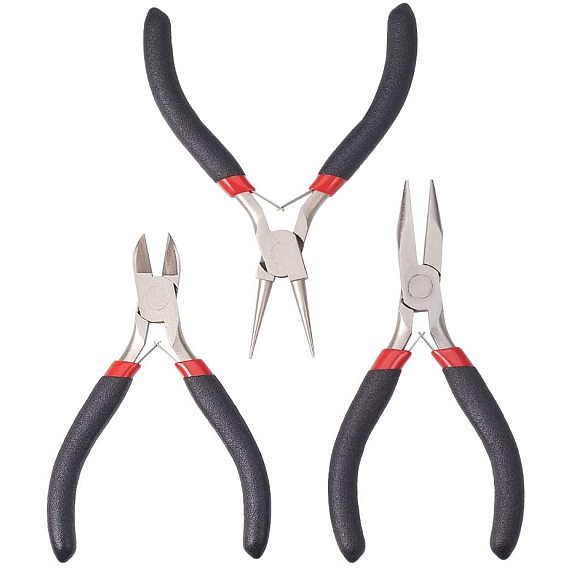 Наборы плоскогубцев из углеродистой стали, ферроникель, бокорезы, Круглогубцы и плоскогубцы