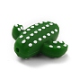 Food Grade Eco-Friendly Silicone Focal Beads, Chewing Beads For Teethers, DIY Nursing Necklaces Making, Cactus