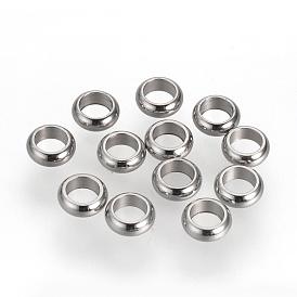201 Stainless Steel Spacer Beads, Donut