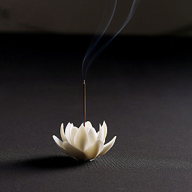 Porcelain Incense Burners, Lotus Incense Holders, Home Office Teahouse Zen Buddhist Supplies