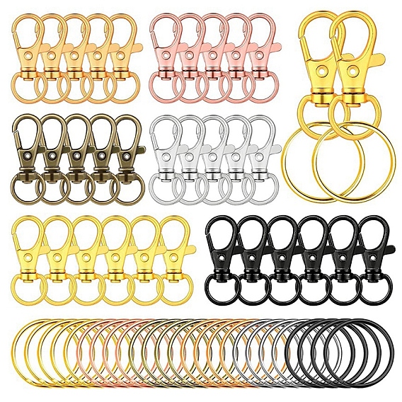 Ensemble de fermoirs en alliage d'aluminium, accessoires matériels