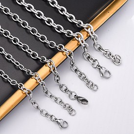 201 из нержавеющей стали кабель цепи ожерелья, не тускнеет