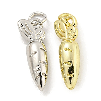 Латунные подвески, с прыжковых колец, без кадмия и без свинца, долговечный, морковь