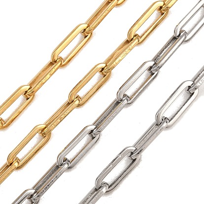 304 цепи скрепки текстурированные нержавеющая сталь, с катушкой, ионное покрытие (ip), несварные