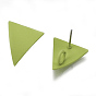 Conclusions peintes par pulvérisation de goujon de fer, avec boucle, épingles en acier, triangle