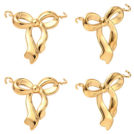 12 шт. 304 подвески-бантики из нержавеющей стали, ионное покрытие (ip)