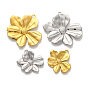 304 подвески из нержавеющей стали, цветочный шарм