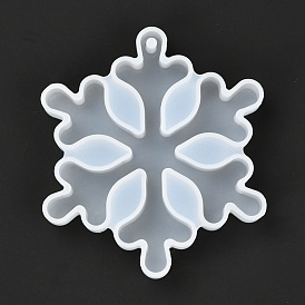 DIY силиконовые формы кулон, формы для литья смолы, инструменты для производства глиняных ремесел, снежинка