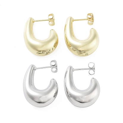 Латунь серьги, серьги-кольца, долговечный, без свинца и без кадмия