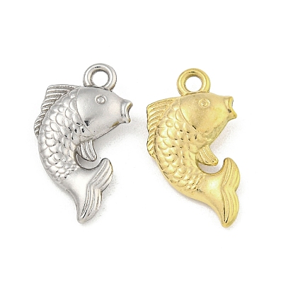 Ионное покрытие (ip) 304 подвески из нержавеющей стали, очарование рыбы