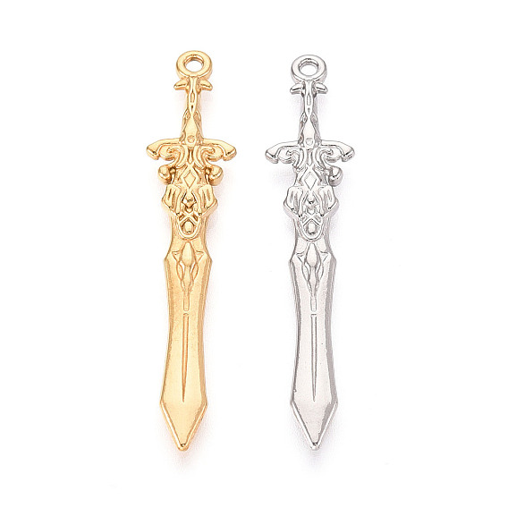 304 подвески из нержавеющей стали, меч