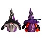 Cloth with Cotton Gnome with Spider Ornament, for Halloween Home Party Decoration