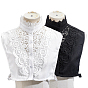 2Pcs 2 Colors Detachable Polyester Shirt False Collar, DIY Garment Supplies