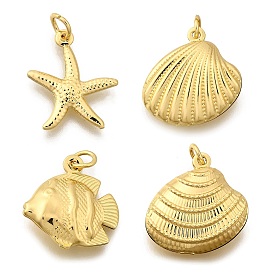 Латунные подвески, стойки покрытие, без кадмия и без свинца, долговечный, с целью перехода в кольце, золотые