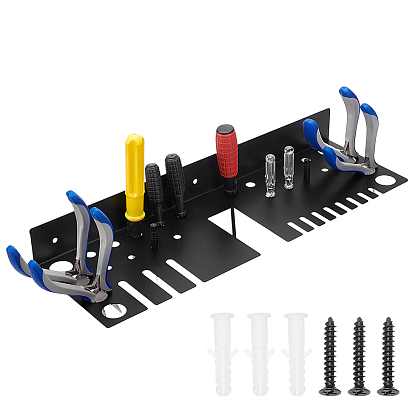 Железный настенный держатель для инструментов, прямоугольные