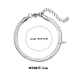 Stainless Steel Flat Snake Bone Chain Bracelets for Women Men