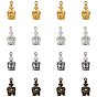 Pendentifs en alliage, couronne