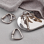 Unicraftale Stainless Steel Screw Carabiner Lock Charms, Triangle