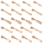 30Pcs 5 Style Zinc Alloy Zipper Puller, Garment Accessories