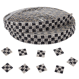 Resin Hotfix Rhinestone, Hot Melt Adhesive on the Back, Rhinestone Trimming, Costume Accessories
