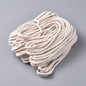 Twisted Cotton Cord, Lamp Wick Round Cotton Rope, Cotton Wick, DIY Physical Material