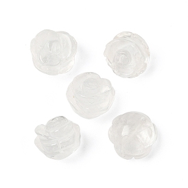 Природный кристалл кварца бусины, горная хрустальная роза