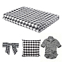 2M Tartan Pattern Cotton Fabric, Clothing Accessories