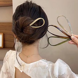 Boho Style Acetate Hairpin for Natural Hair - Elegant, Woodland, Headpiece.